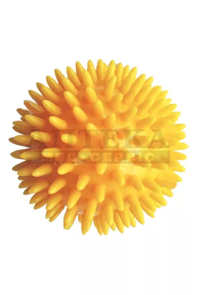 *Мяч массажный Ridni Relax, d 8см (желтый) RD-ASA062-8