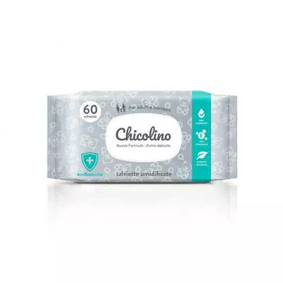 *Салфетки влажные Chicolino для взрослых и детей антибактериальные №60