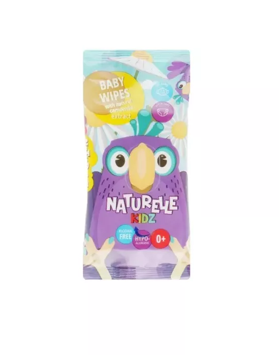 Салфетки влажные NATURELLE kidz ромашка №10