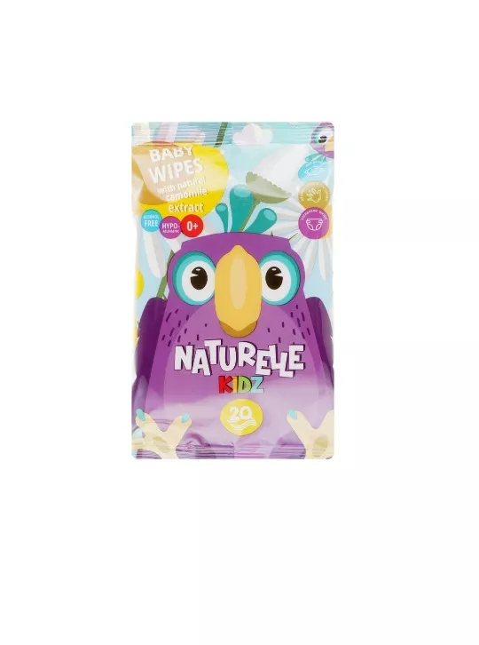 Салфетки влажные NATURELLE kidz ромашка №20