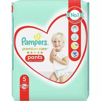 *Подгузники-трусики Pampers Premium Care Pants Junior 12-17 кг №20