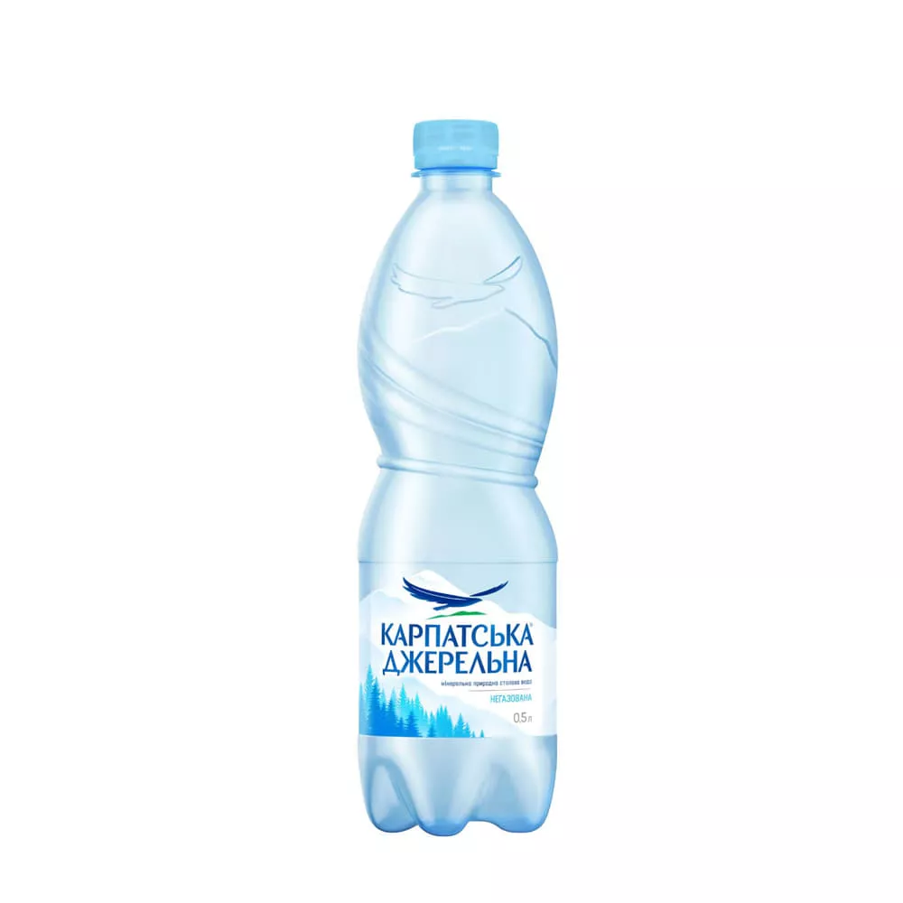 *Вода Карпатська джерельна негазированная 0,5 л
