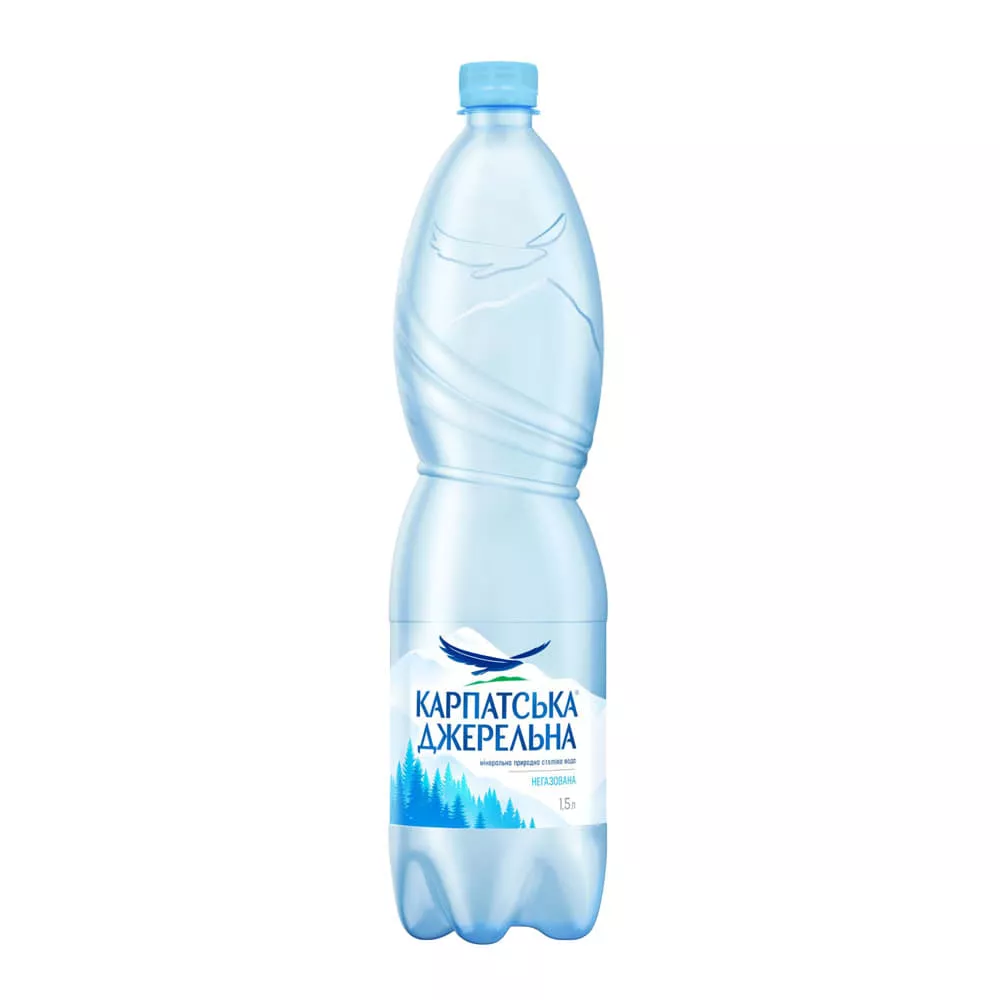*Вода Карпатська джерельна негазированная  1,5 л