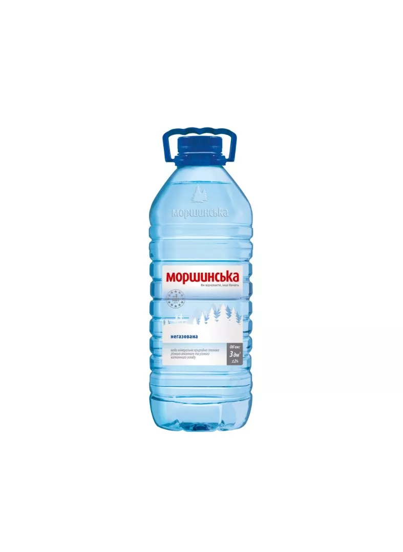 *Вода Моршинская минеральная негазирванная 3 л