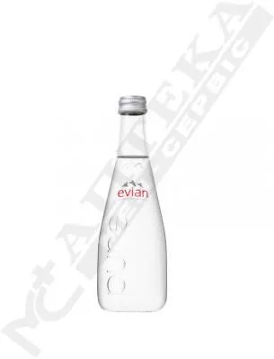 Вода Evian минеральная негазированная стекло 0,33 мл