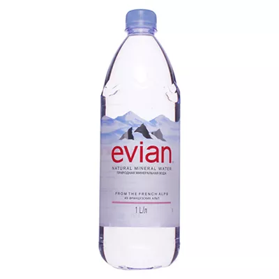 Вода Evian минеральная негазированная ПЭТ 1 л