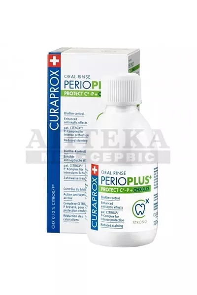 Ополаскиватель Curaprox PerioPlus+ Protect Жидкость-ополаскиватель полости рта 0,12% 200 мл