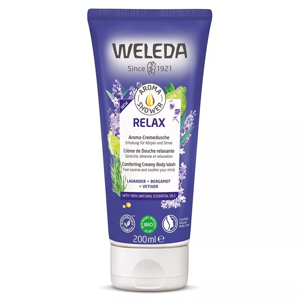 Крем-гель Weleda для душа Арома Релакс 200 мл