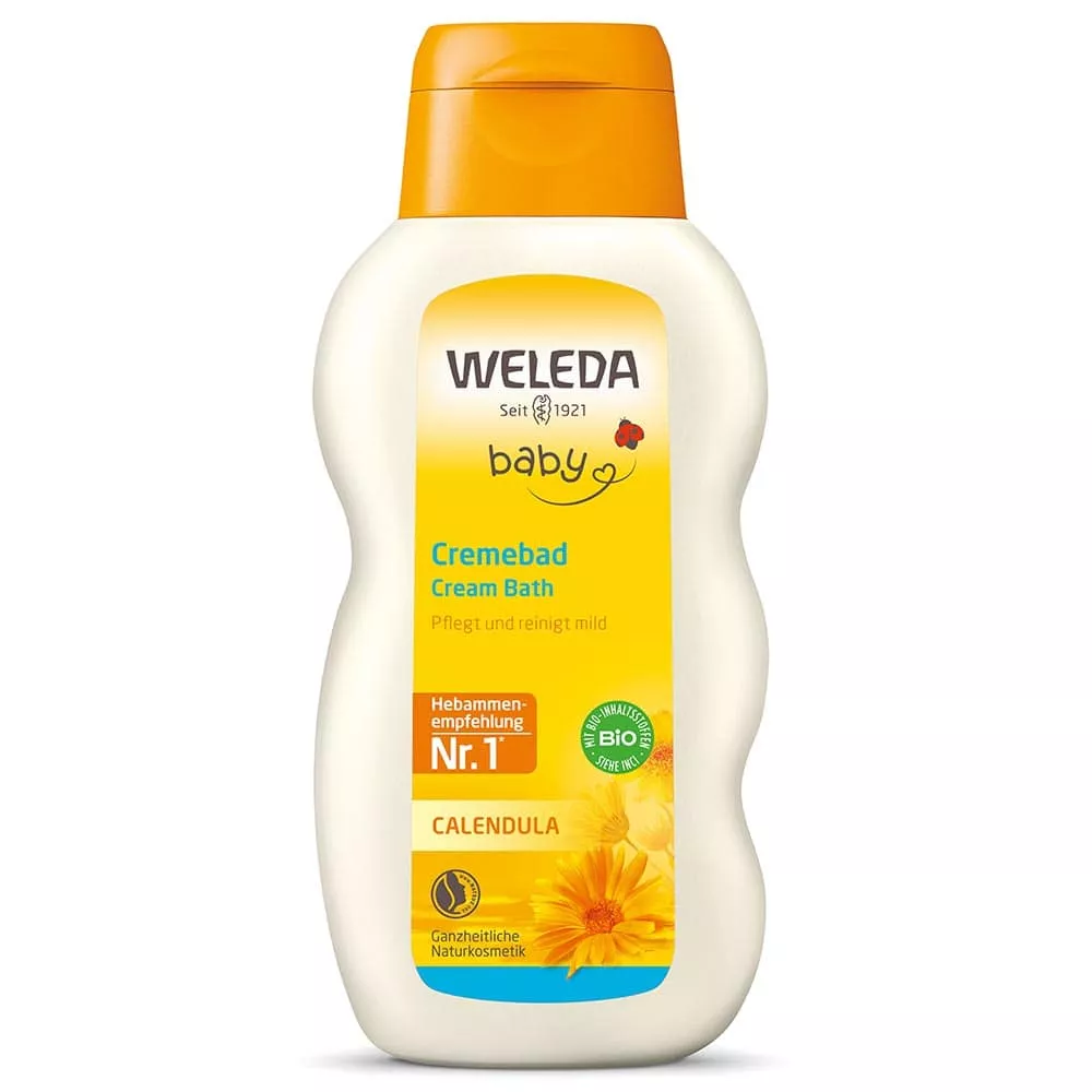 Молочко Weleda для купания новорожденых Календула 200 мл