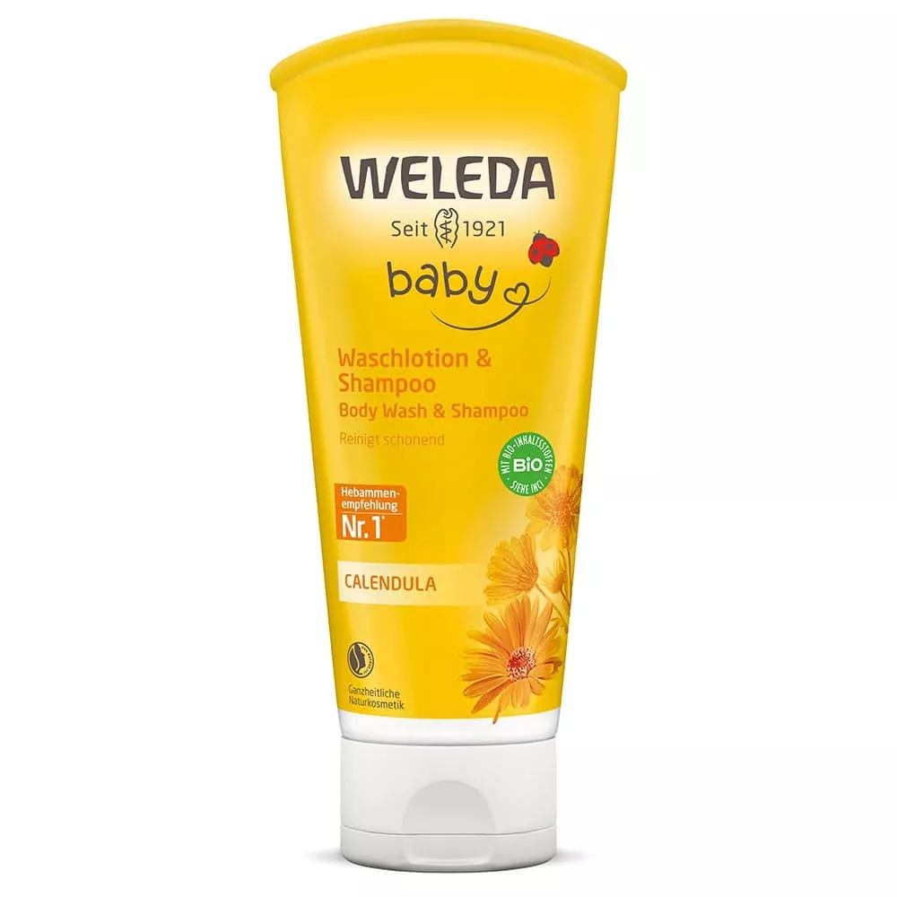 Шампунь-гель Weleda для тела и волос Календула 200 мл