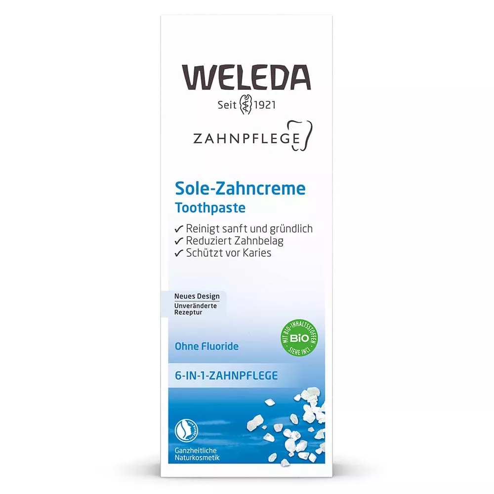 Зубная паста Weleda с минеральной солью 75 мл