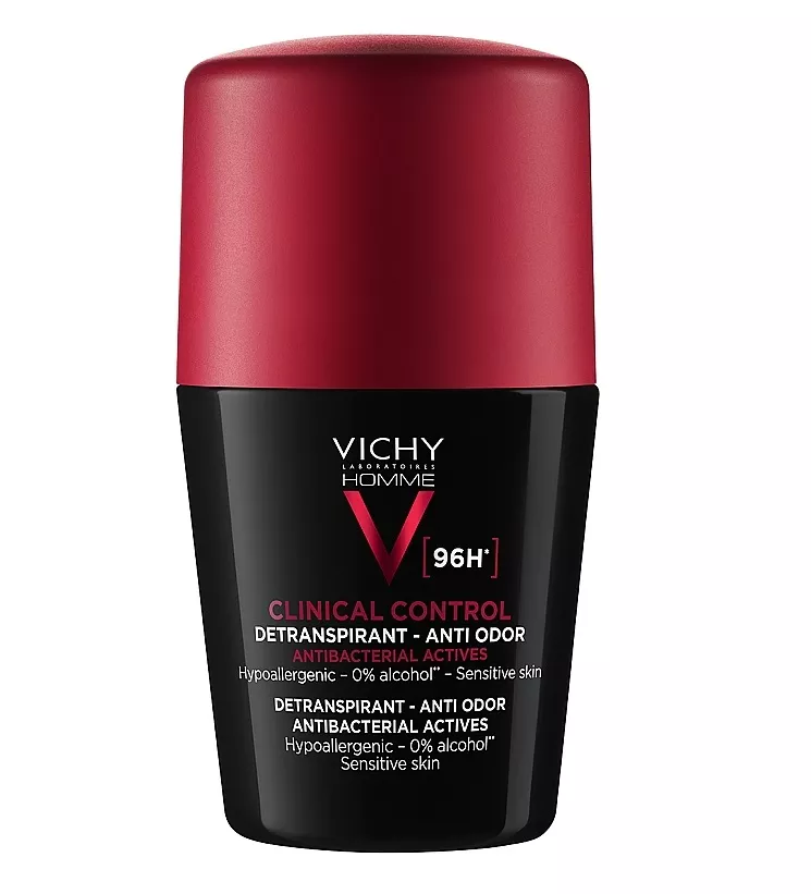 Дезодорант-антиперспират Vichy Ом Клиникал Контрол шариковый для мужчин 96 час 50 мл
