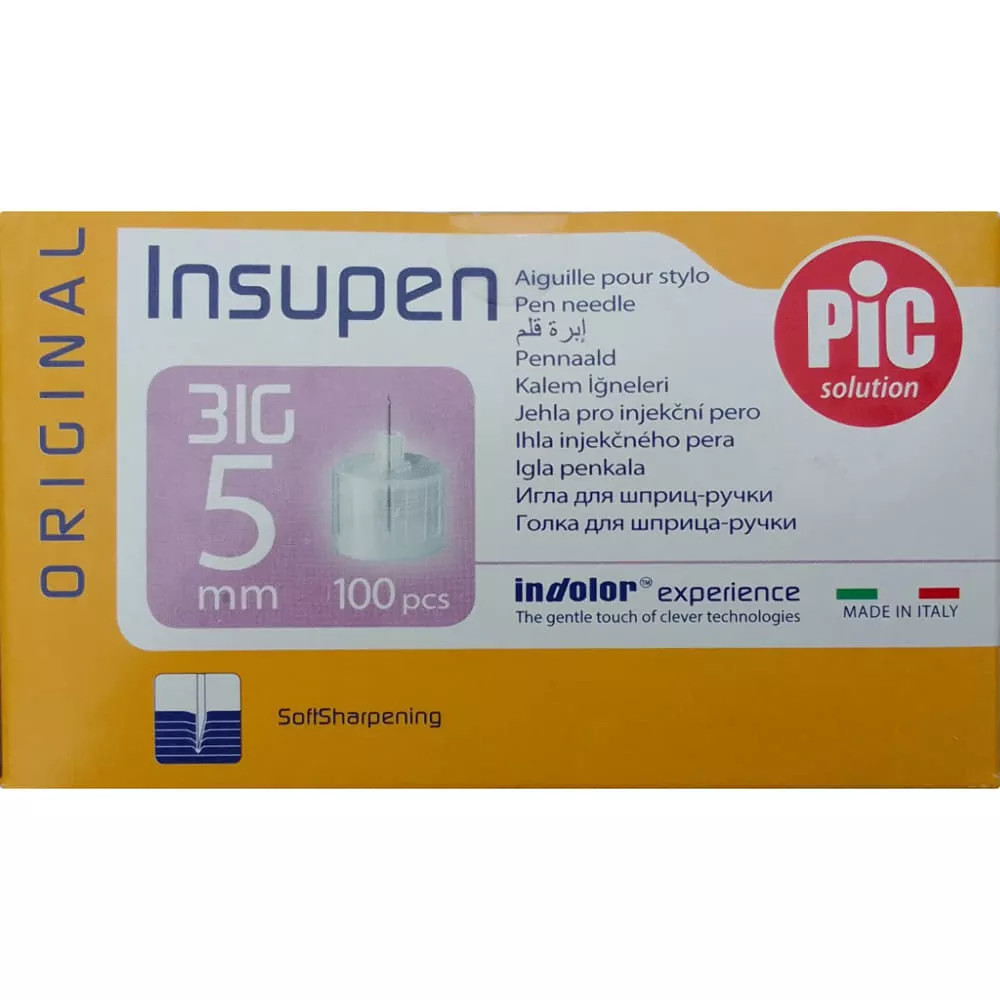 *Игла INSUPEN ORIGINAL стер.д/инсулиновых ручек 31Gх5мм (0,25х5мм) №1