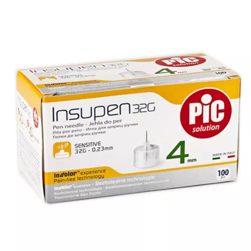*Игла INSUPEN ORIGINAL стер.д/инсулиновых ручек 32Gx4мм (0,23x4мм) №1