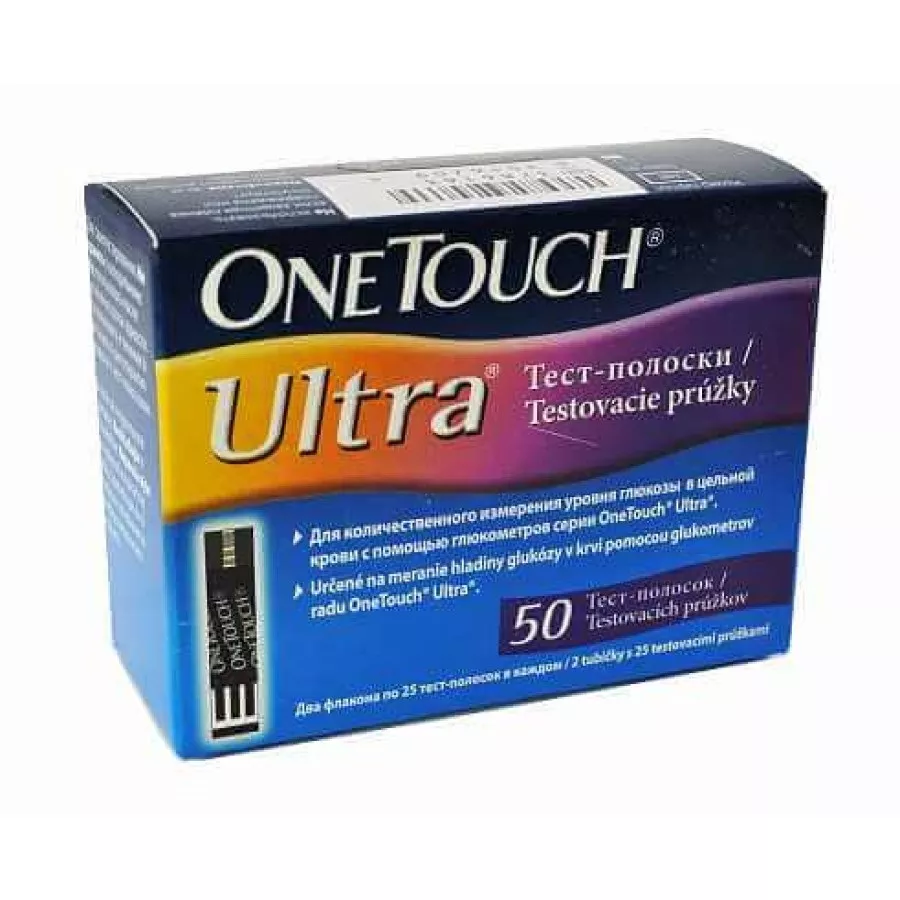 Тест-полоски One Touch Ultra №50