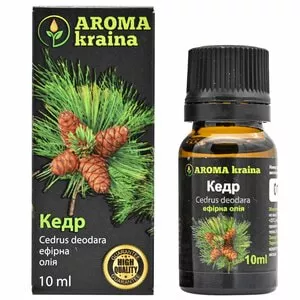 Масло AromaKraina эфирное Кедр 10мл