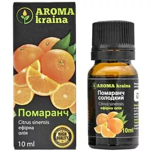 Масло AromaKraina эфирное Апельсин 10мл