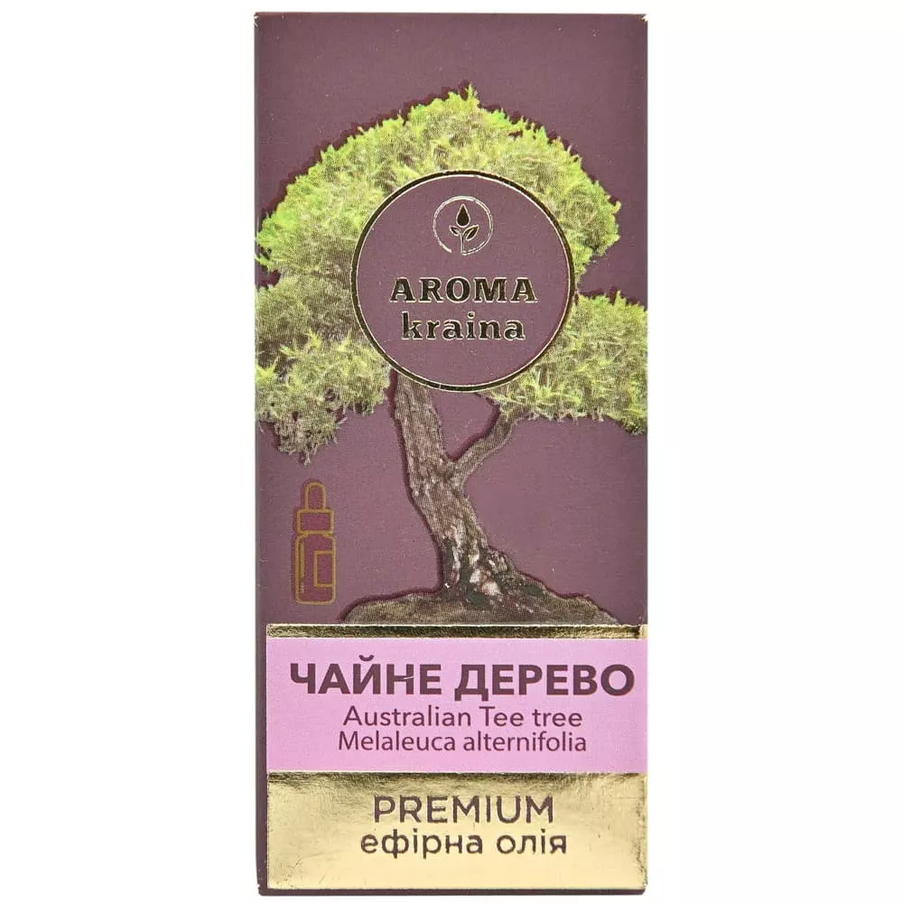 *Масло AromaKraina эфирное Премиум Чайное дерево 10мл
