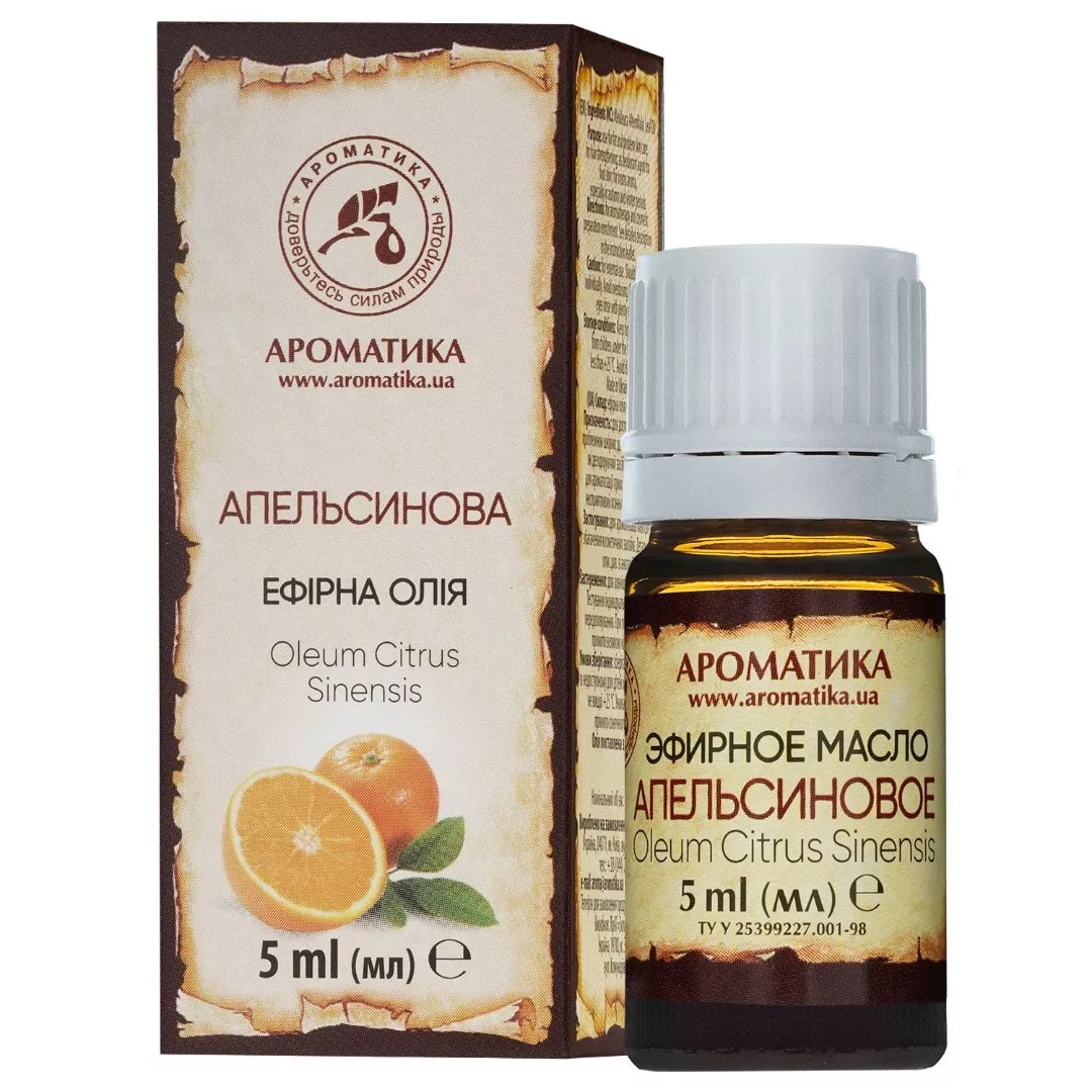 Масло Ароматика эфирное апельсиновое 5 мл