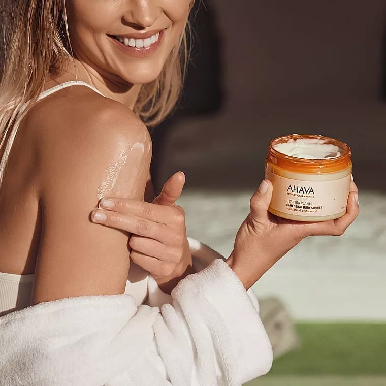 *Ahava Крем-сорбет для тела нежный 350мл
