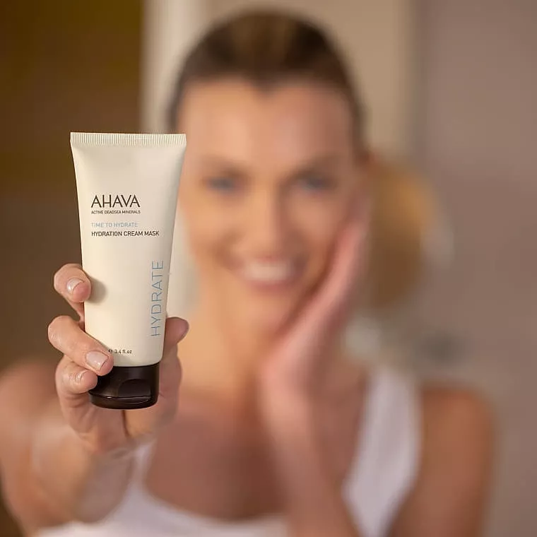 *Ahava Маска-крем для лица увлажняющая 100мл