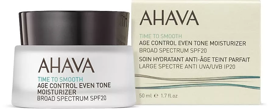 *Ahava Крем для лица омолаживающий увлажняющий, выравнивающий тон SPF20 50мл