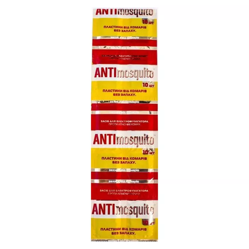 *Пластины ANTI mosquito от комаров №10