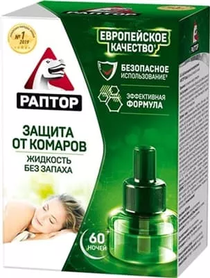 *Раптор12 жидкость 60 ночей для фумигатора
