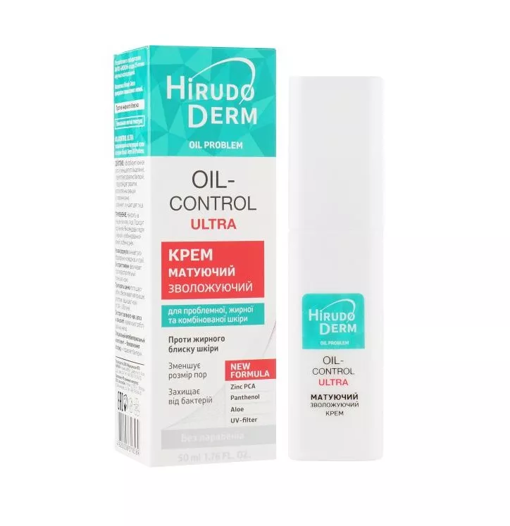 Крем Hirudo Derm Oil Problem Ультра матирующий увлажн. д/норм.и комб. кожи 50мл