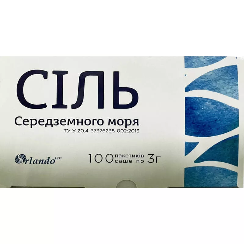 *Соль Середземного моря саше 3г №100