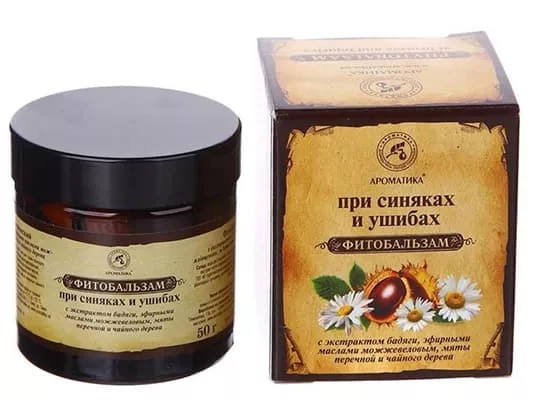 *Фитобальзам Ароматика при синяках и ушибах 50г