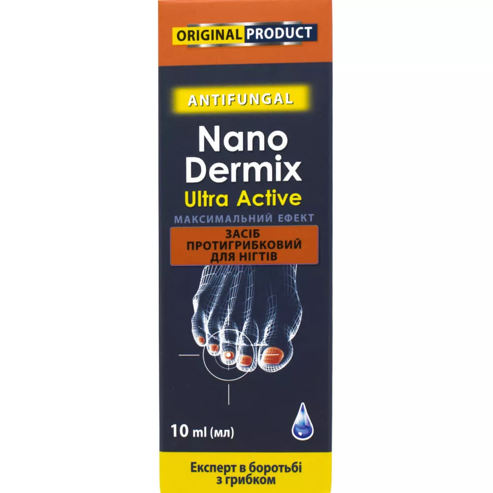 *Nanodermix с-во д/ногтей противогр.фл.10мл