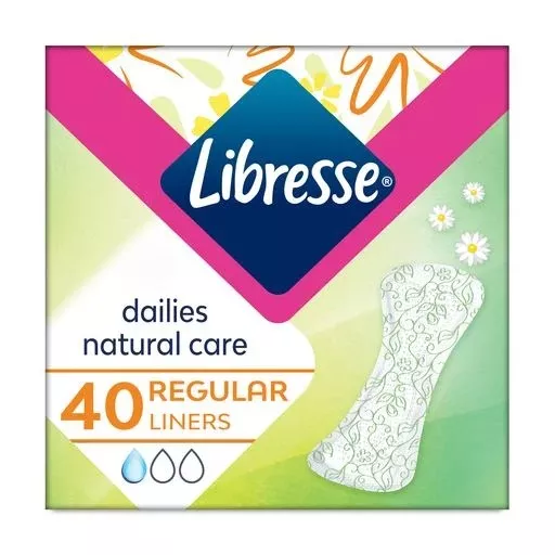 Прокладки Libresse Ежедневные Natural Care Pantyliners Normal №40