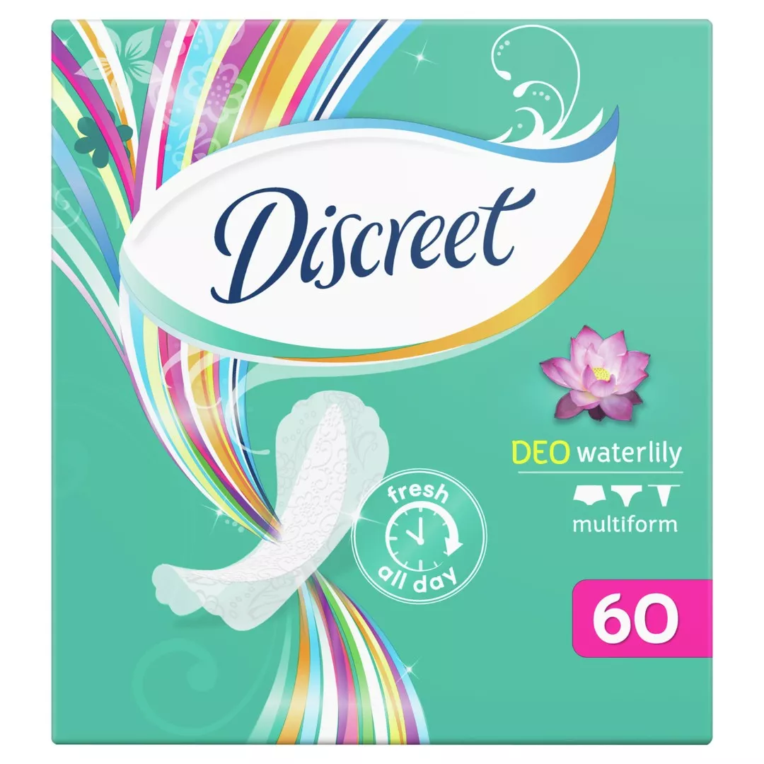 Прокладки ежедневные Discreet Deo Waterlily Multiform №60