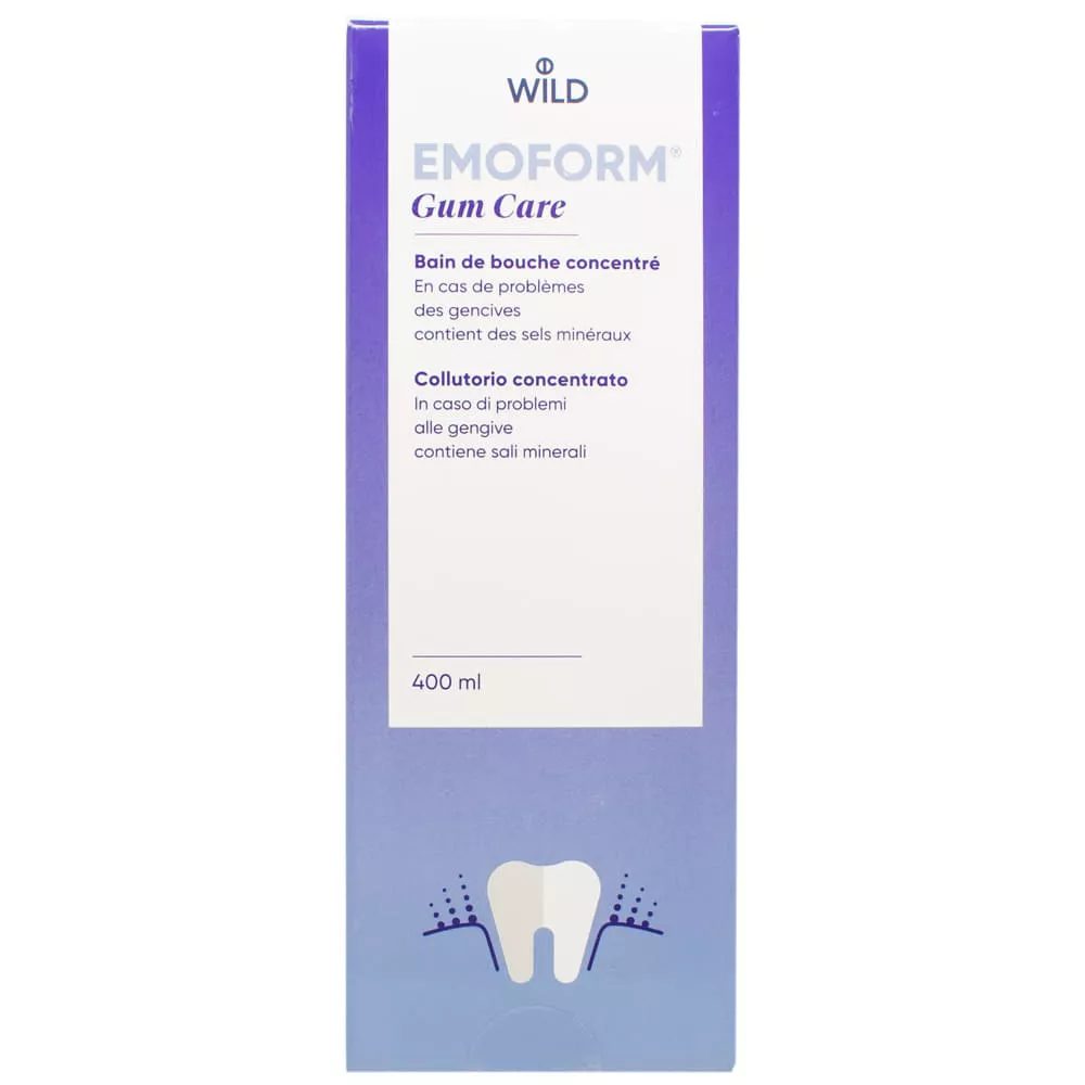 *Ополаскиватель Dr.Wild Emoform Gum Care полости рта Уход за деснами концентрат 400мл