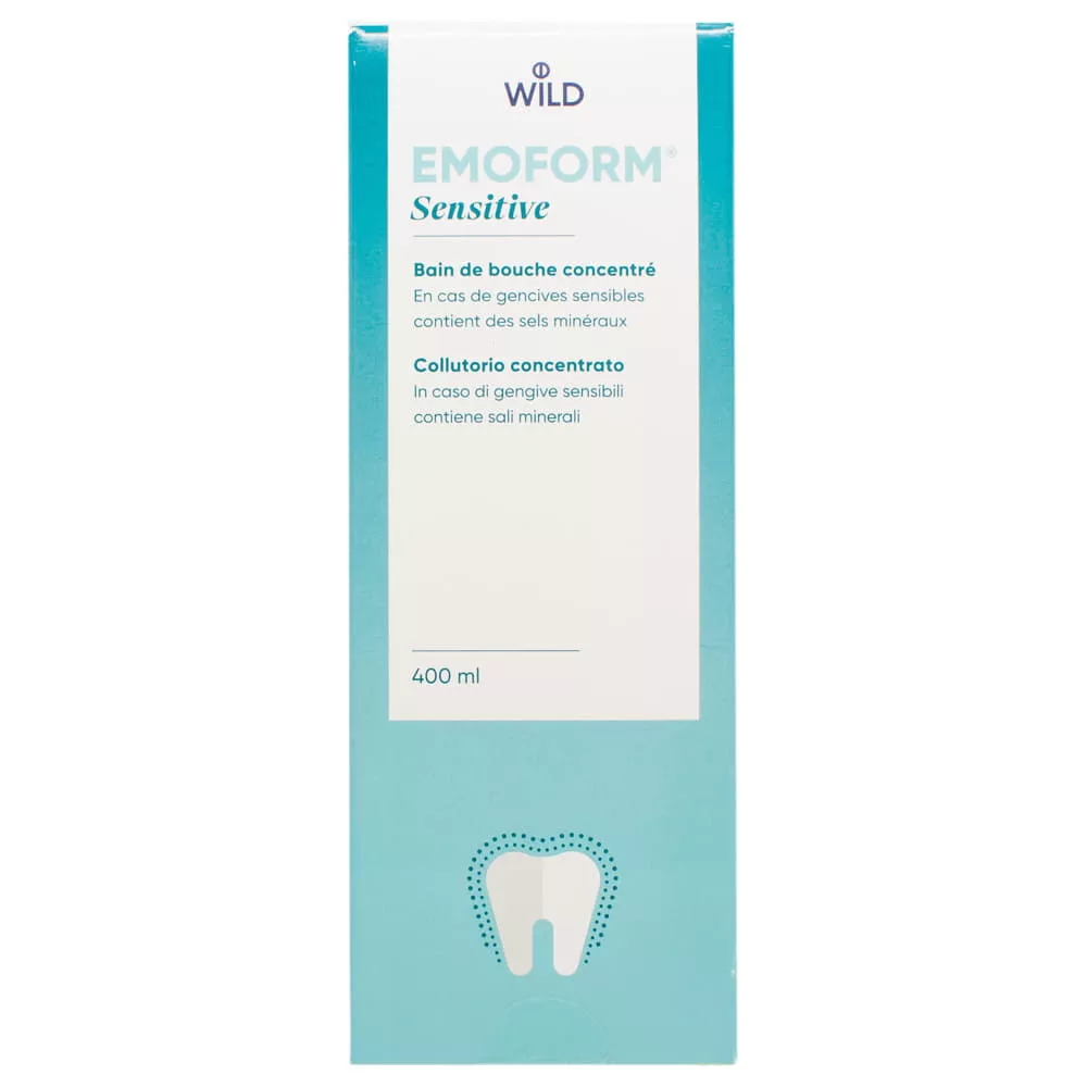 *Ополаскиватель Dr.Wild Emoform Sensitive полости рта Для чуствительных зубов концентрат 400мл