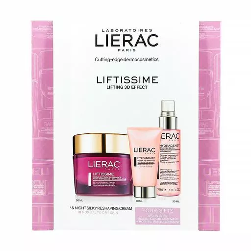 *Набор Lierac Лифтисим (Крем Лифтисим нутри 50мл+Маска Гидраженист 10мл+ Вода Гидраженист 30мл)