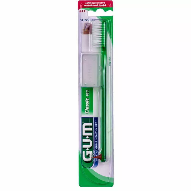 *Зубная щетка GUM CLASSIC мягкая 4 - рядная