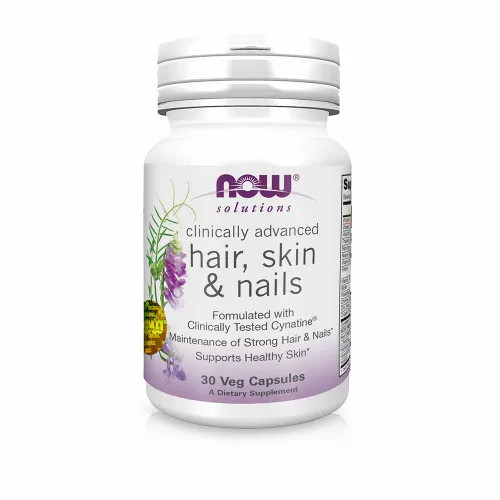 NOW CLINICAL HAIR, SKIN & NAILS красота и здоровье капс.№30