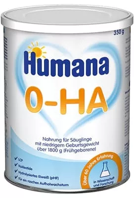 *Смесь Humana HA 0 сухая молочная 350г