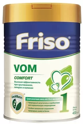 *Смесь Friso VOM 1 COMFORT с 0 до 6 мес.400г