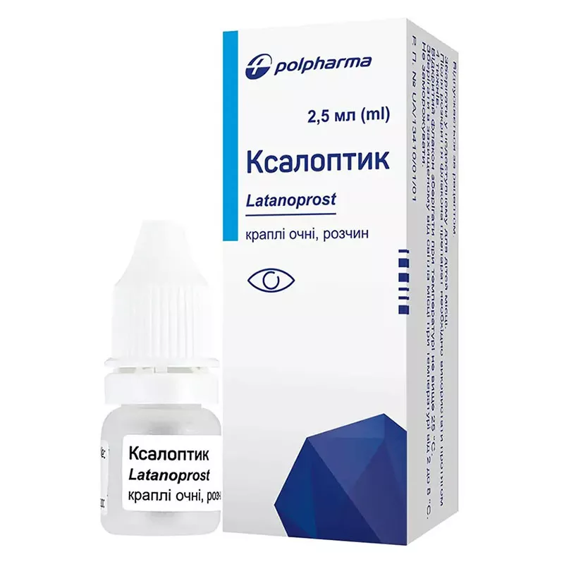 Ксалоптик капли глазные 50 мкг/мл по 2.5 мл во флаконе 1 шт.