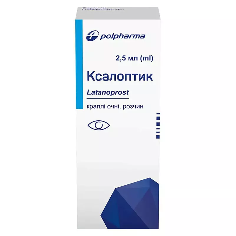 Ксалоптик капли глазные 50 мкг/мл по 2.5 мл во флаконе 1 шт.