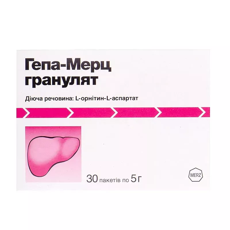 Гепа-мерц гранулы 3 г/5 г по 5 г в пакетиках 30 шт. (2х15)