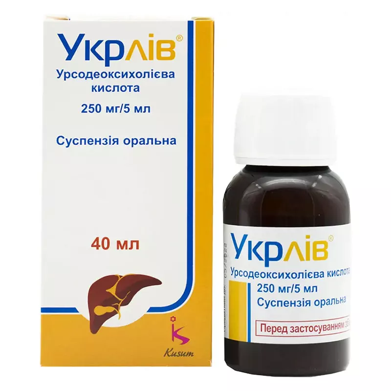 Укрлив суспензия 250 мг/5 мл по 40 мл в банке 1 шт.