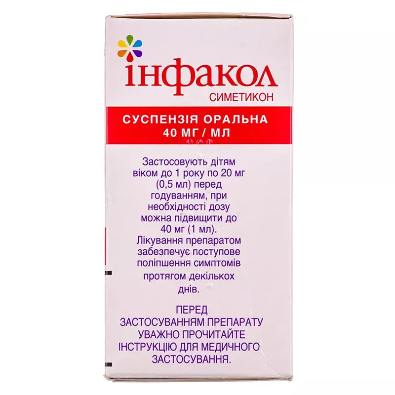 Инфакол суспензия 40 мг/мл по 50 мл во флаконе