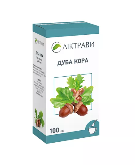 Дуба кора по 100 г в пачках - Лектравы
