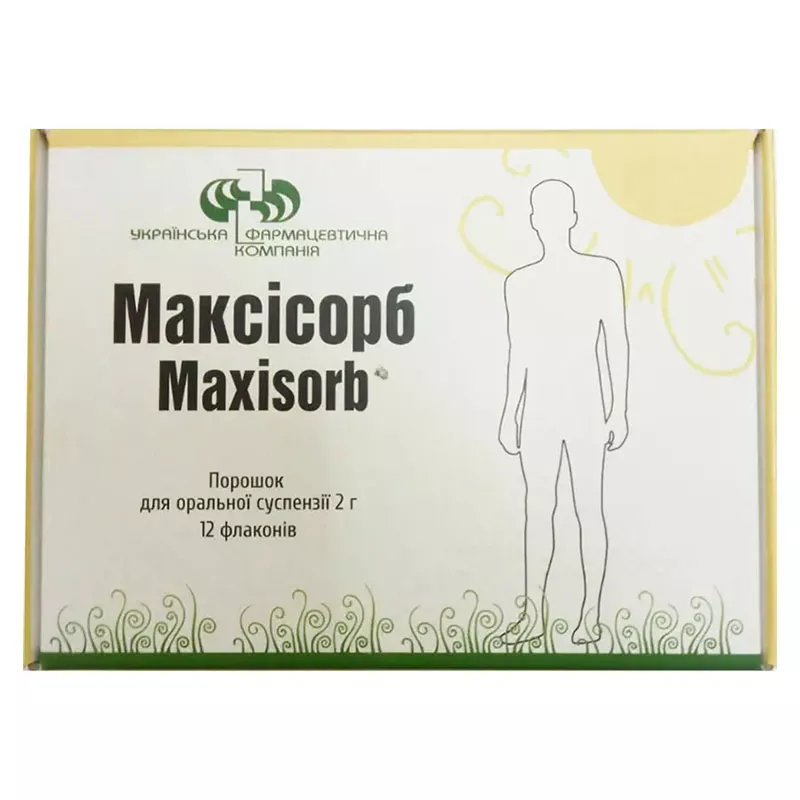 Максисорб порошок по 2 г во флаконе 12 шт.
