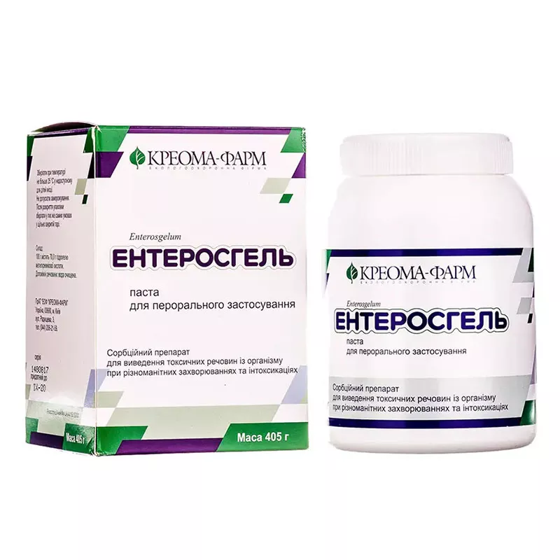 Энтеросгель паста 70 г/100 г по 405 г в контейнере
