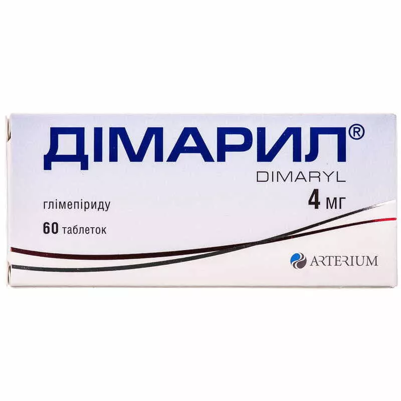 *Димарил табл. 4 мг №60